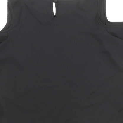 Womens UK Size 6 Atmosphere Black Basic Blouse