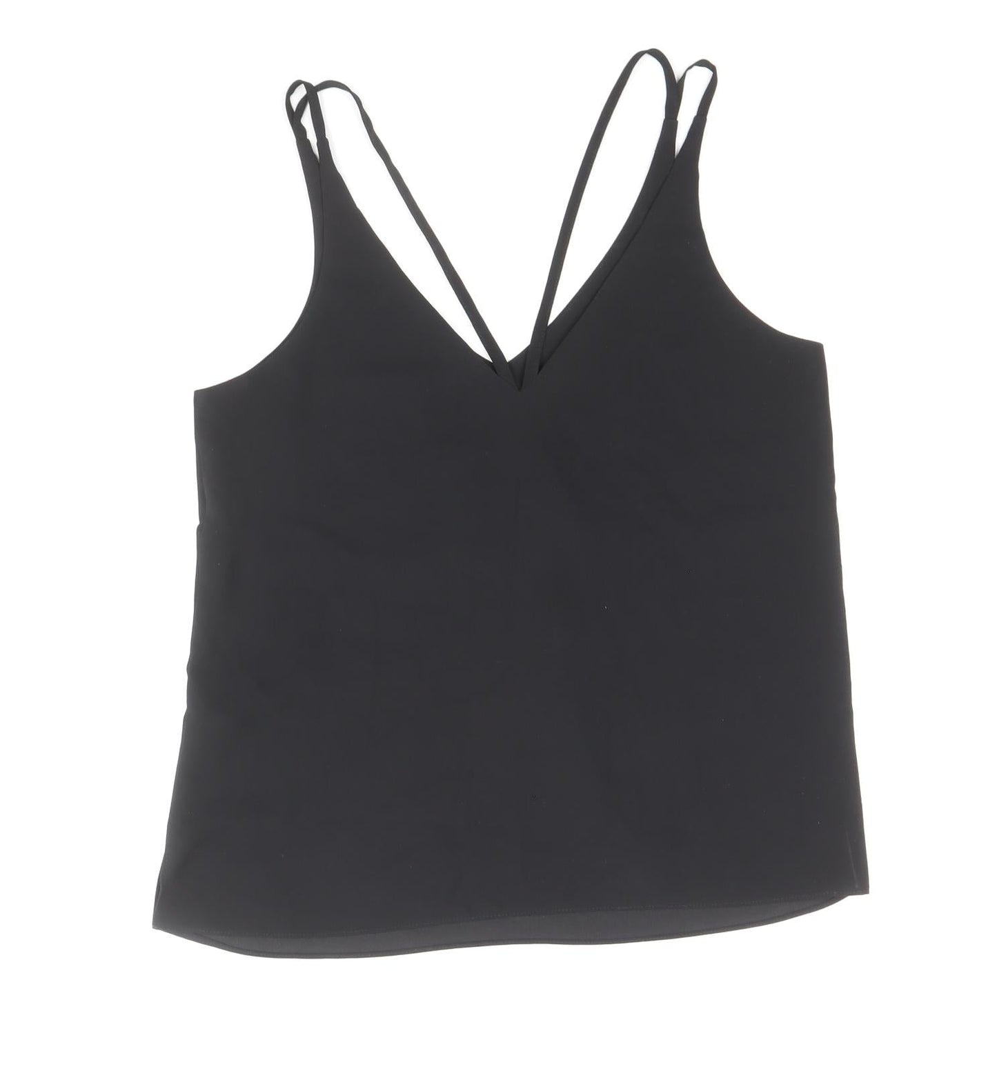Womens UK Size 6 Topshop Black Camisole Tank