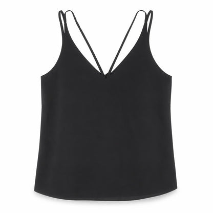 Womens UK Size 6 Topshop Black Camisole Tank