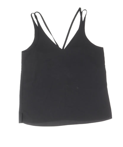 Womens UK Size 6 Topshop Black Camisole Tank