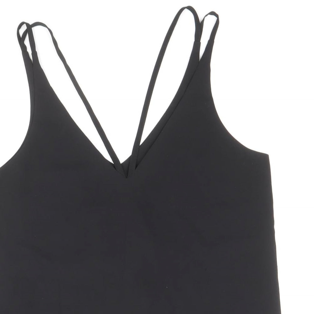 Womens UK Size 6 Topshop Black Camisole Tank