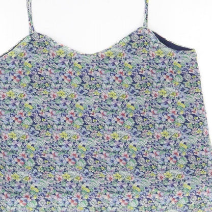 Womens UK Size M Mango Beige Basic Tank