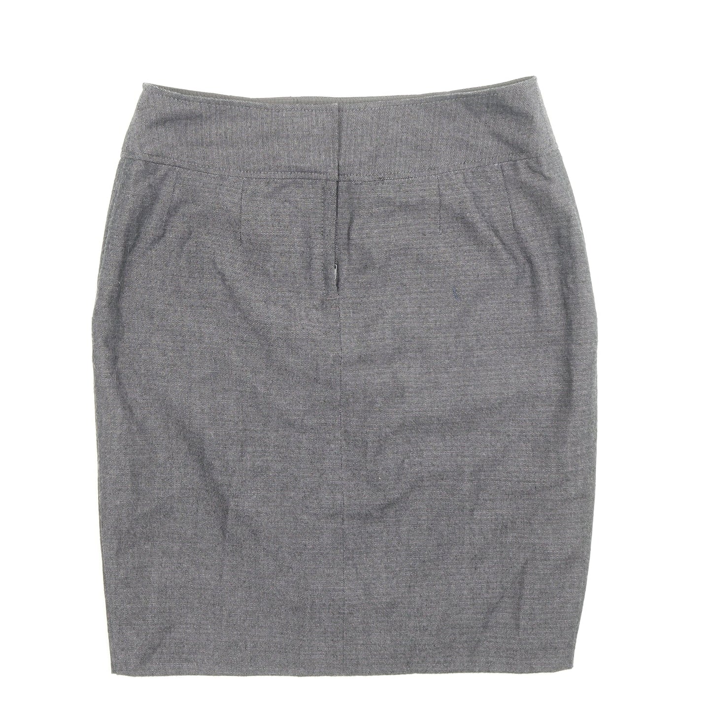 NEXT Womens Black Polyester Straight & Pencil Skirt Size 8 Zip