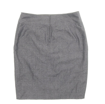 NEXT Womens Black Polyester Straight & Pencil Skirt Size 8 Zip