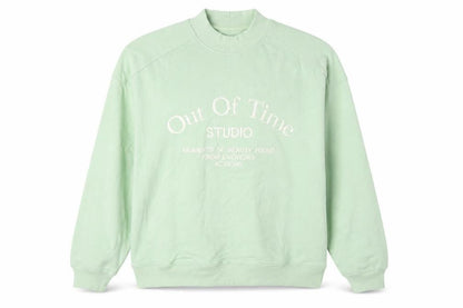 Preworn Womens Green Polyester Pullover Sweatshirt Size S Pullover - Out Of Time