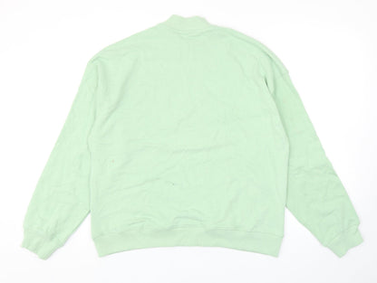 Preworn Womens Green Polyester Pullover Sweatshirt Size S Pullover - Out Of Time