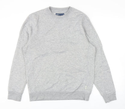 Mens UK Size M Easy Grey Pullover Sweatshirt