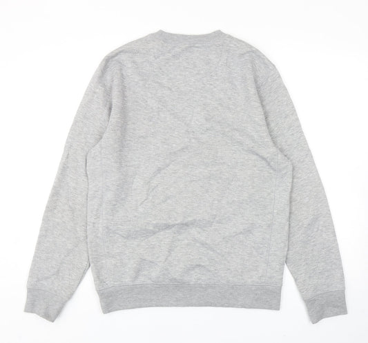 Mens UK Size M Easy Grey Pullover Sweatshirt