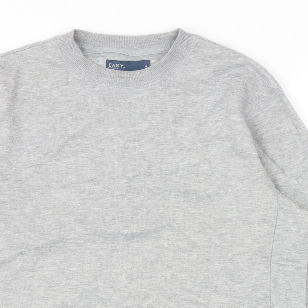 Mens UK Size M Easy Grey Pullover Sweatshirt