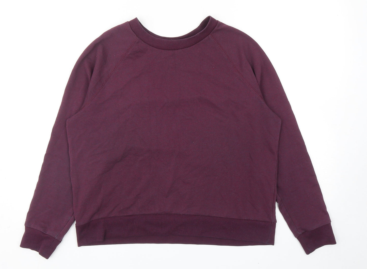 Womens UK Size L Divided by H&M Purple Pullover Sweatshirt