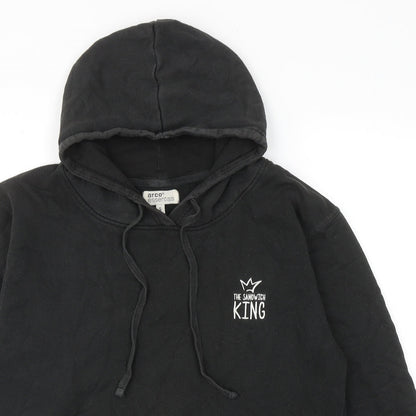 Arco Essentials Mens Black Cotton Pullover Hoodie Size S - The Sandwich King