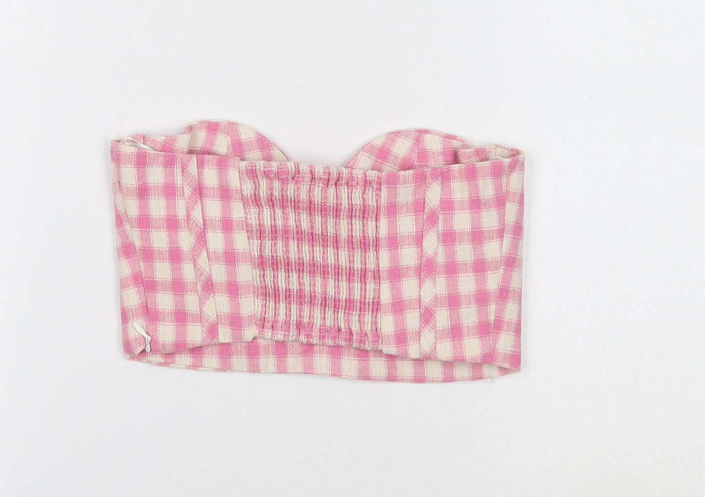 Womens UK Size 4XL Zara Pink Cropped Tank