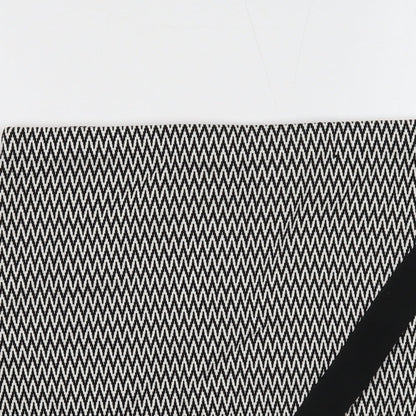 Atmosphere Womens Black Geometric Viscose A-Line Skirt Size 12