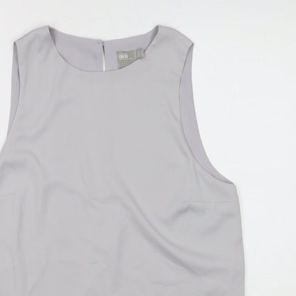 Womens UK Size 14 ASOS Grey Basic Tank