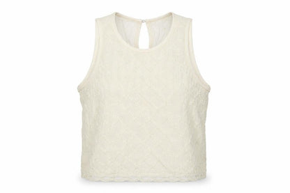 Womens UK Size 8 Topshop White Basic Tank