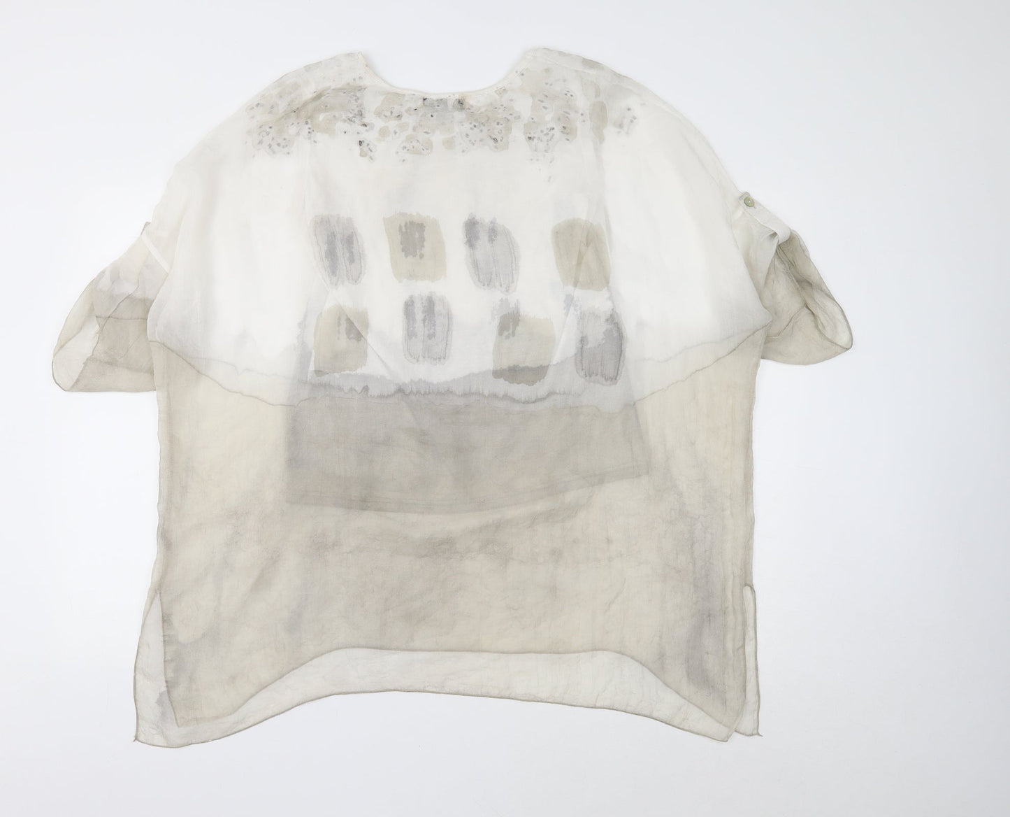 Womens UK Size 12 Saloos White Basic T-Shirt