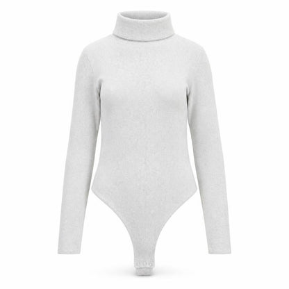 Womens UK Size 8 I SAW IT FIRST One-Piece Grey Bodysuit