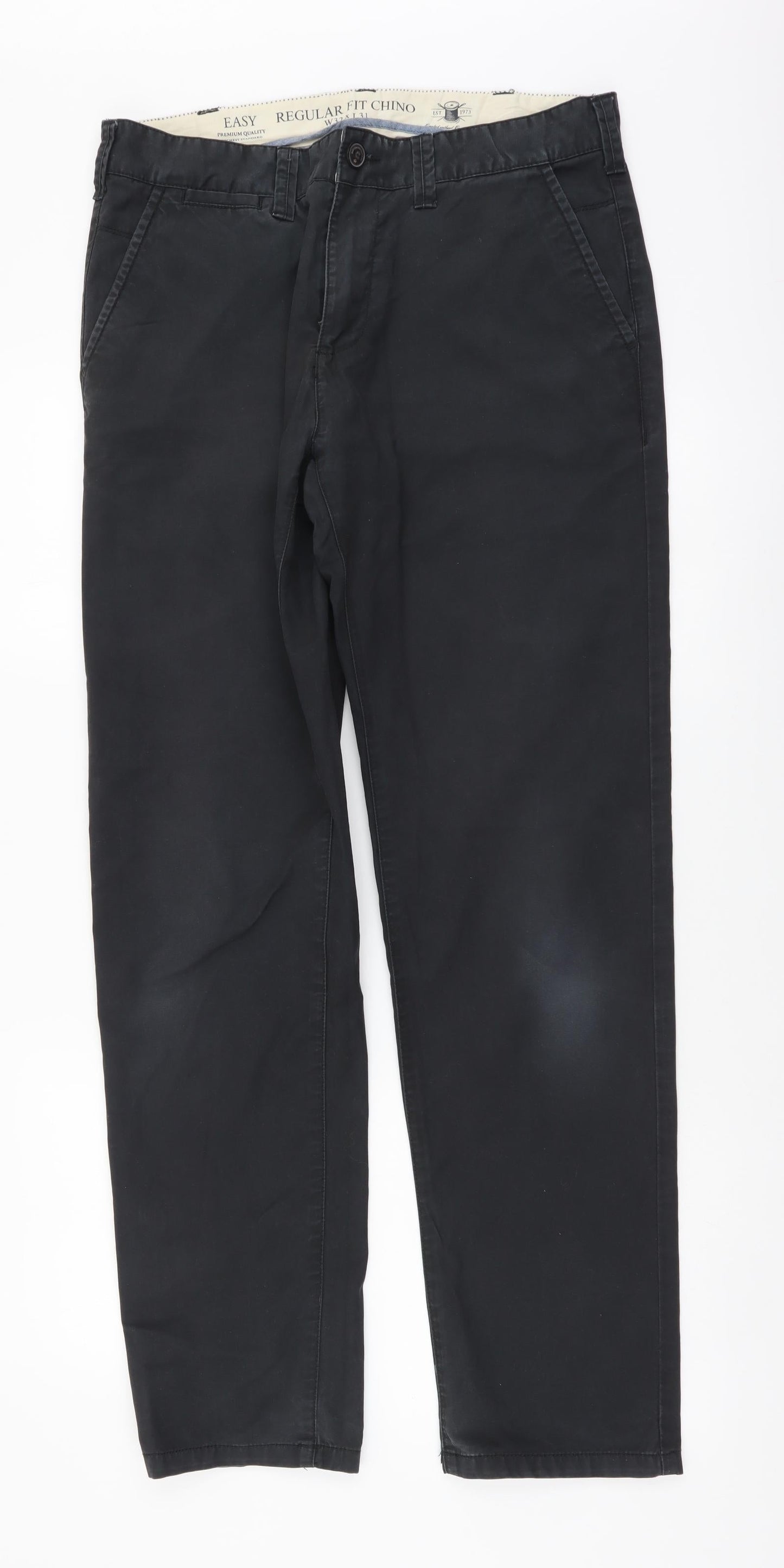 Mens UK Size 32 in Easy Regular Fit  Grey Trousers