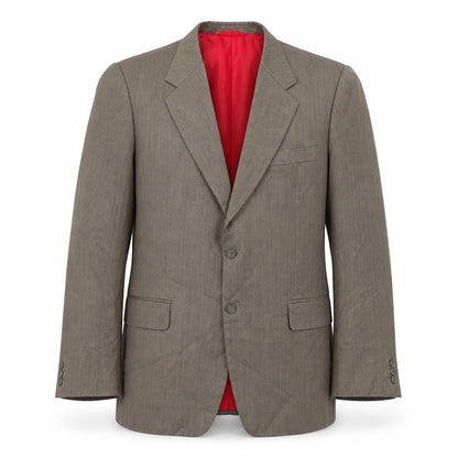 Dino Mens Brown Polyester Jacket Blazer Size M