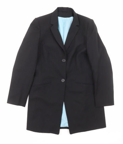 Dorothy Perkins Womens Black Polyester Jacket Blazer Size 12