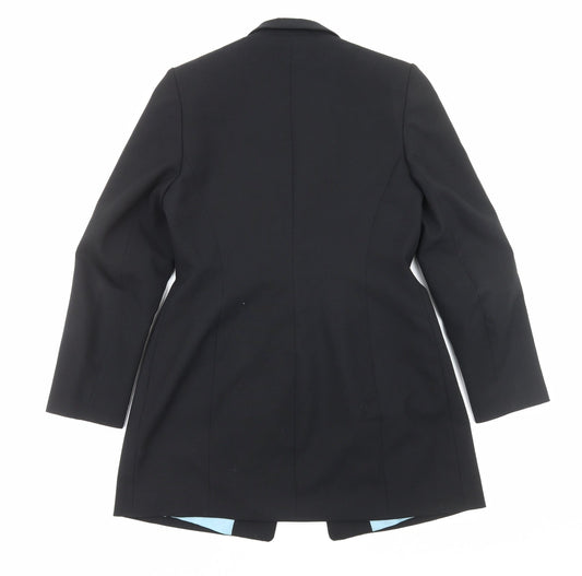 Dorothy Perkins Womens Black Polyester Jacket Blazer Size 12