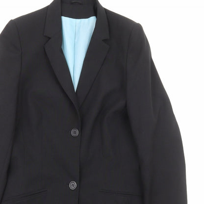 Dorothy Perkins Womens Black Polyester Jacket Blazer Size 12