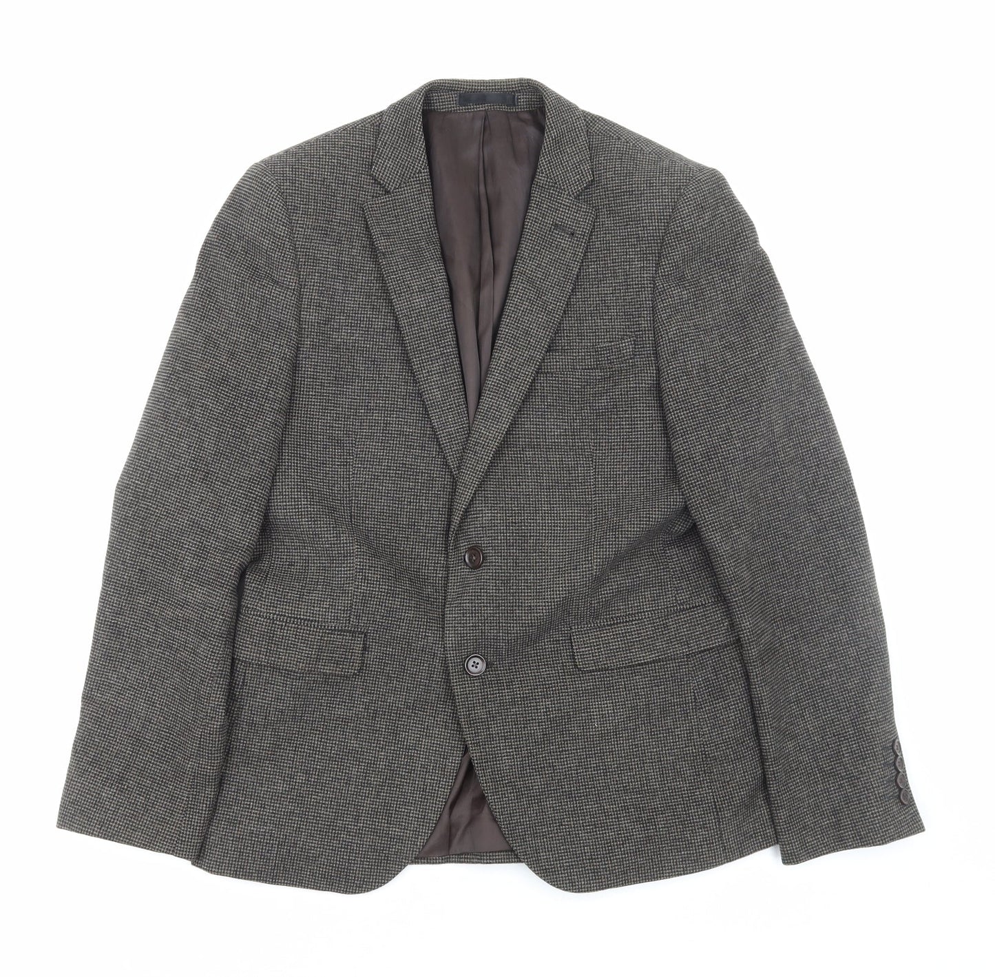 Mens UK Size M Cedar Wood State Regular Brown Suit Jacket