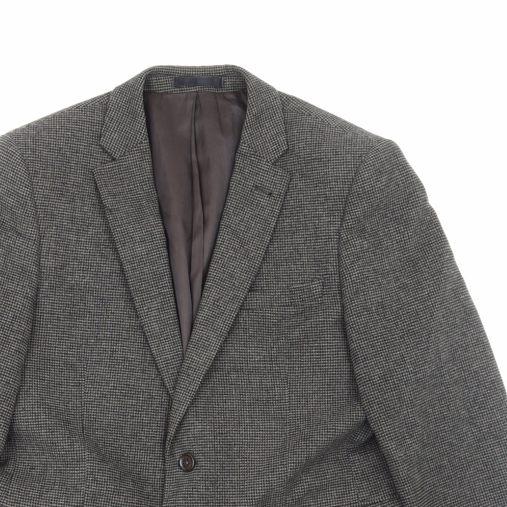 Mens UK Size M Cedar Wood State Regular Brown Suit Jacket