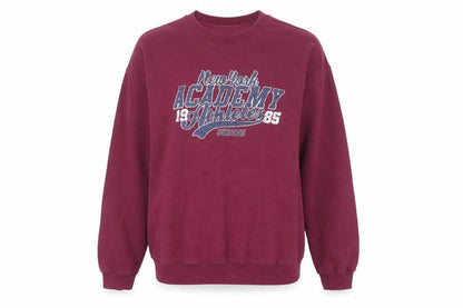 Missguided Womens Purple Cotton Pullover Sweatshirt Size M Pullover - New York Academy