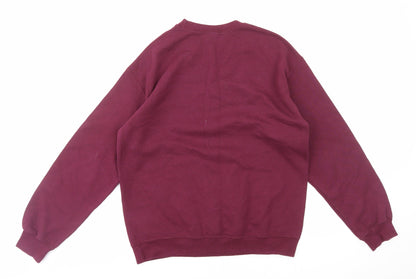 Missguided Womens Purple Cotton Pullover Sweatshirt Size M Pullover - New York Academy