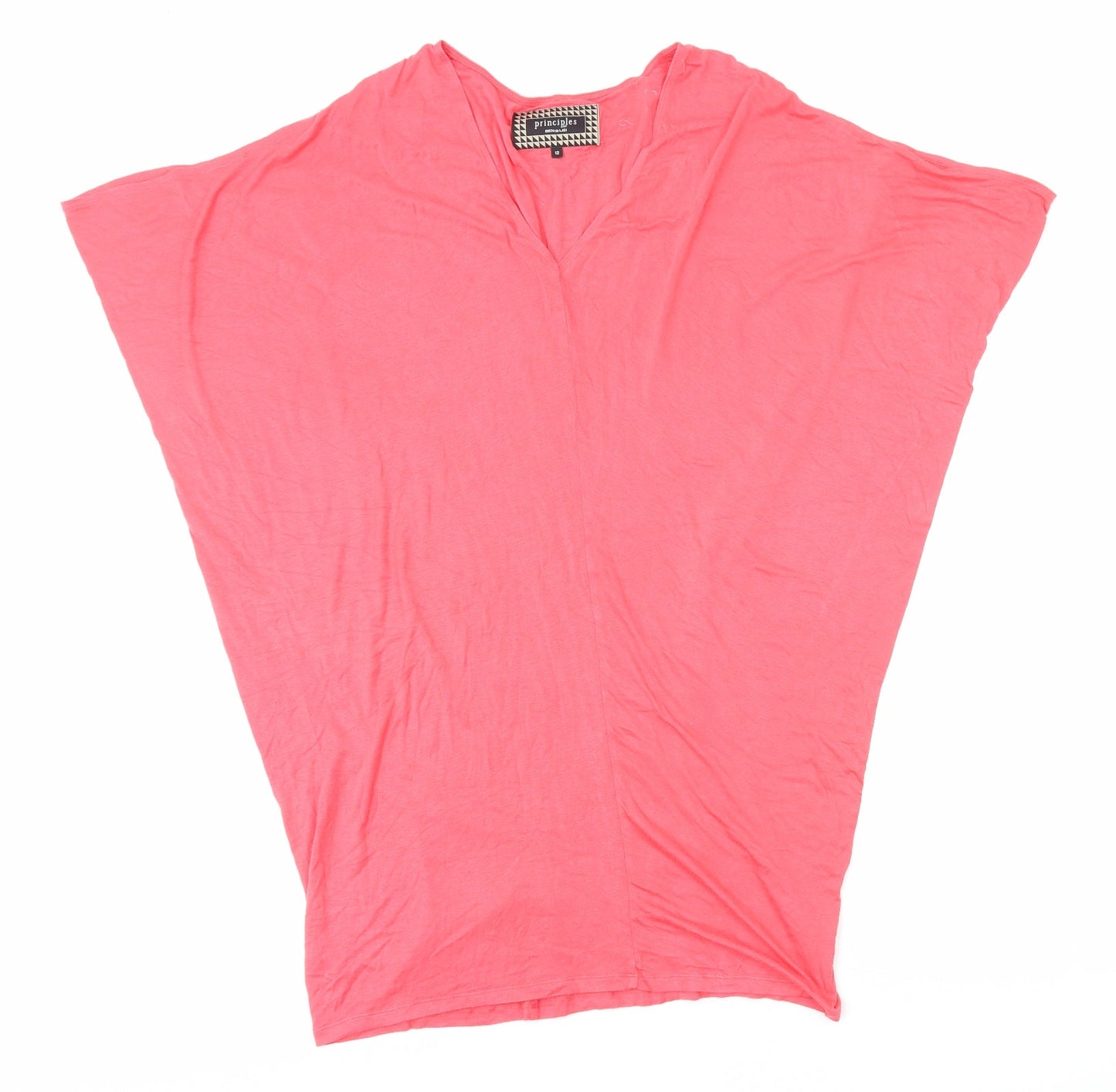 Womens UK Size 12 Principles Pink Basic Blouse
