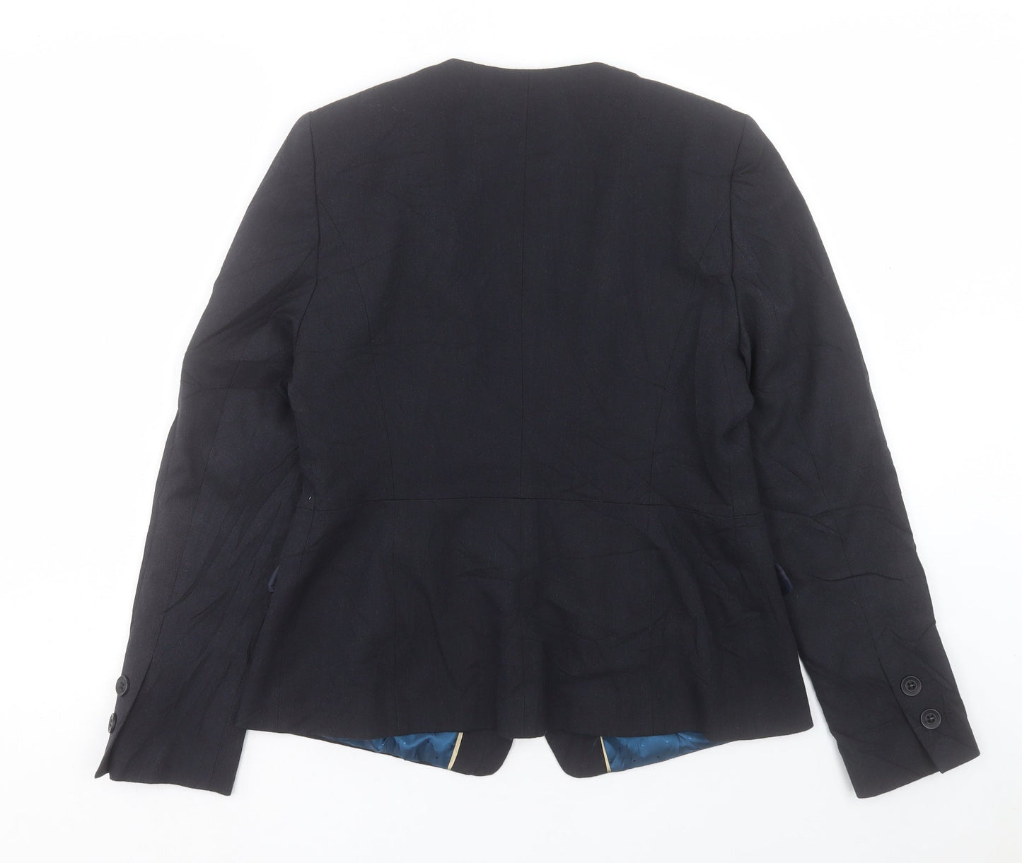 NEXT Womens Grey Jacket Size 14 Button