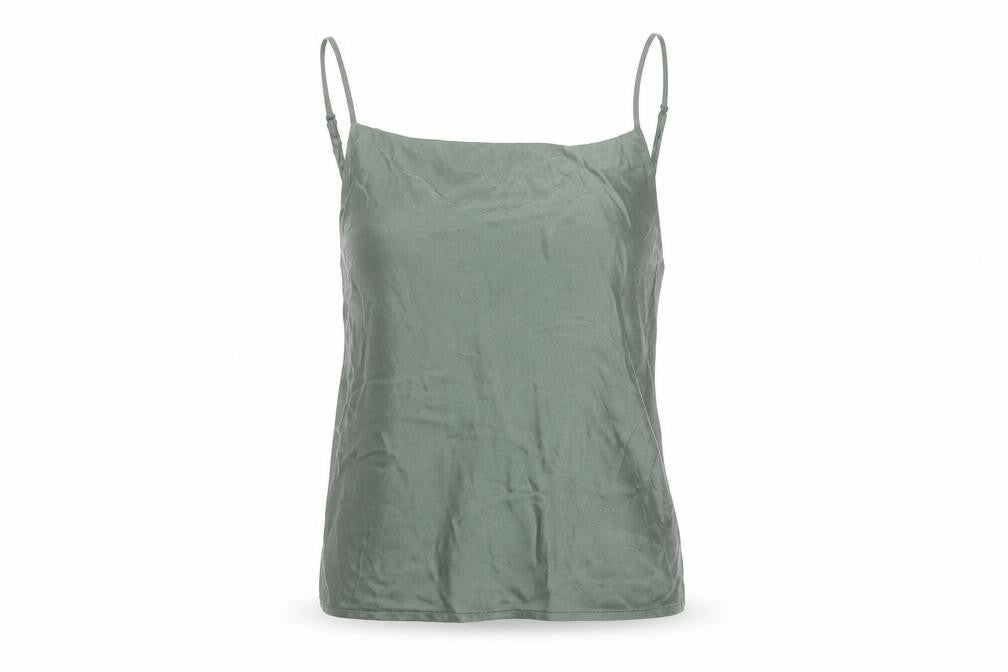 Womens UK Size S Zara Green Camisole Tank