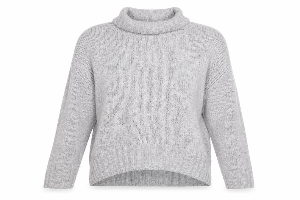Womens UK Size XS H&M Grey Pullover Jumper