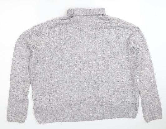Womens UK Size XS H&M Grey Pullover Jumper