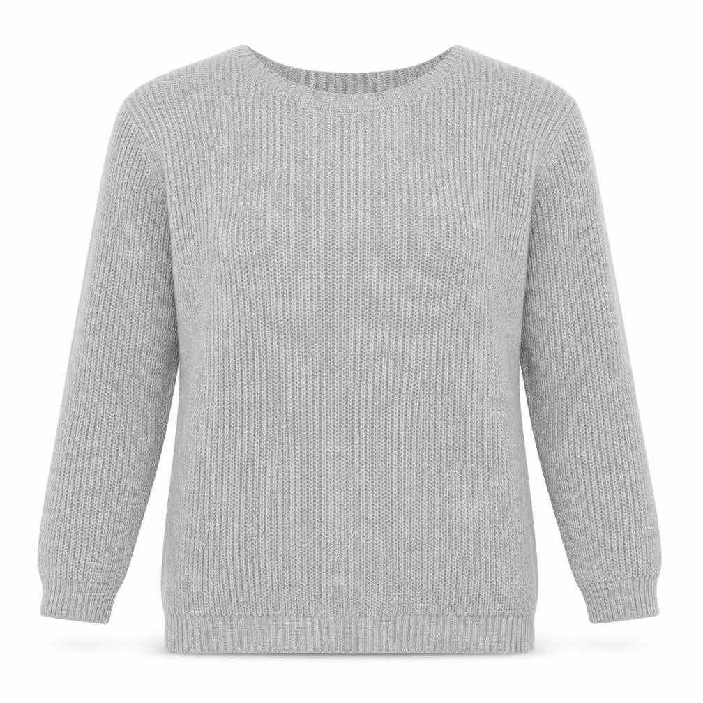 Womens UK Size S Boohoo Grey Pullover Jumper