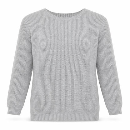 Womens UK Size S Boohoo Grey Pullover Jumper