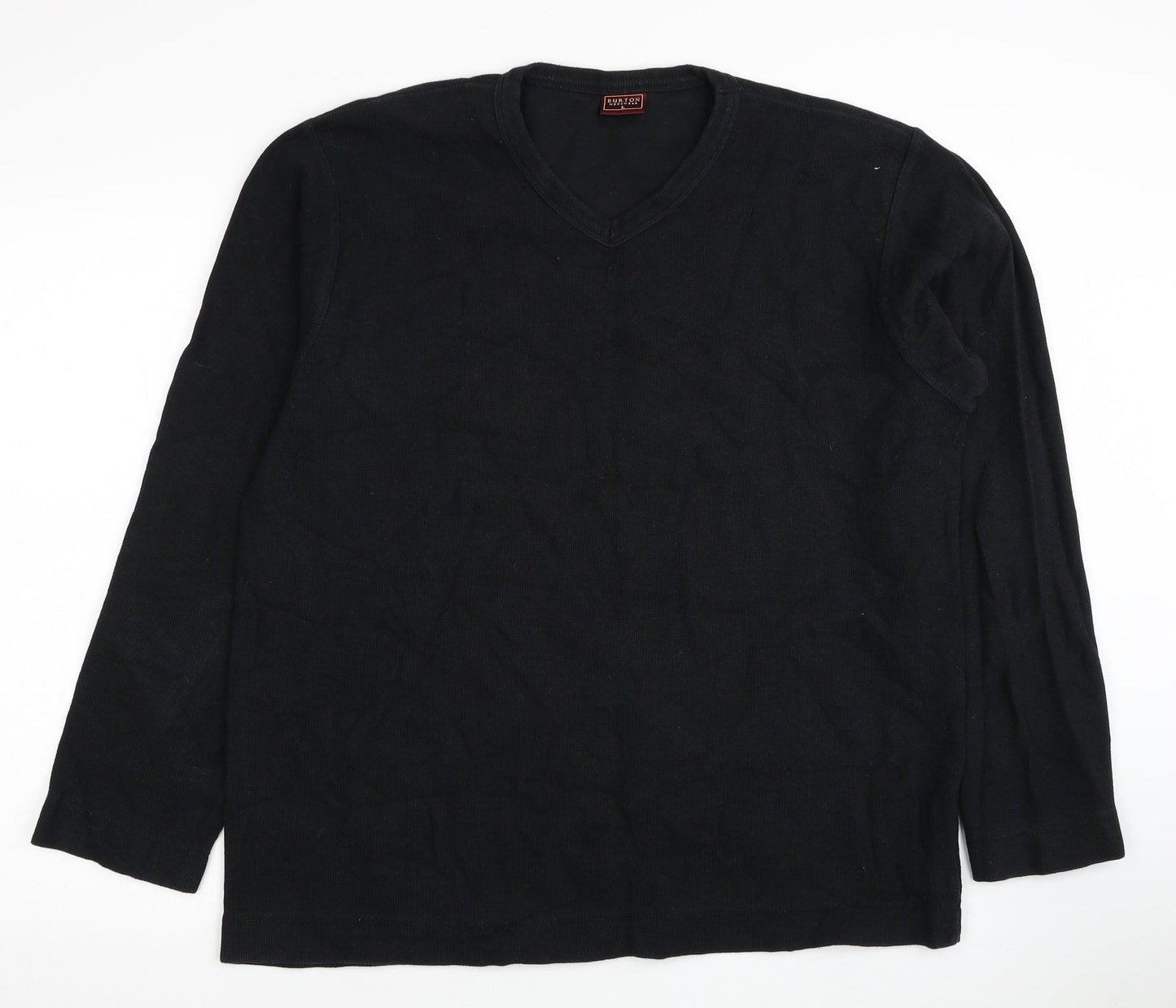 Mens UK Size M Burton Black Pullover Sweatshirt