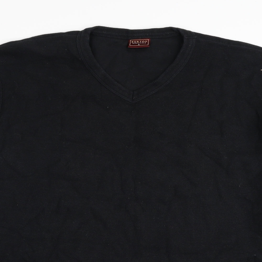 Mens UK Size M Burton Black Pullover Sweatshirt
