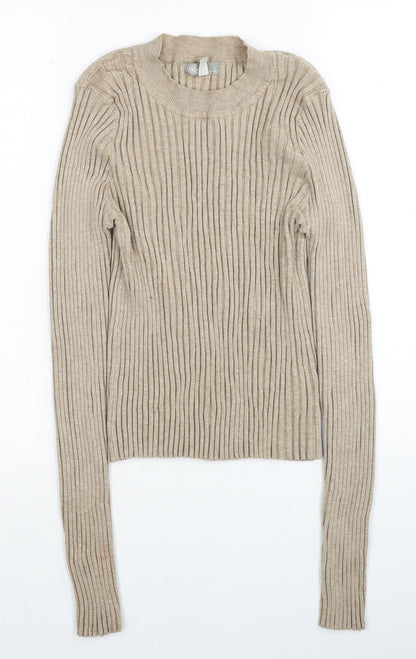 Womens UK Size 14 ASOS Beige Pullover Jumper