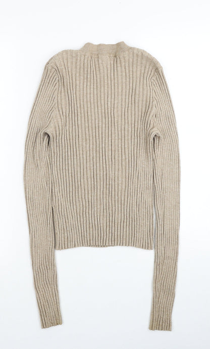 Womens UK Size 14 ASOS Beige Pullover Jumper