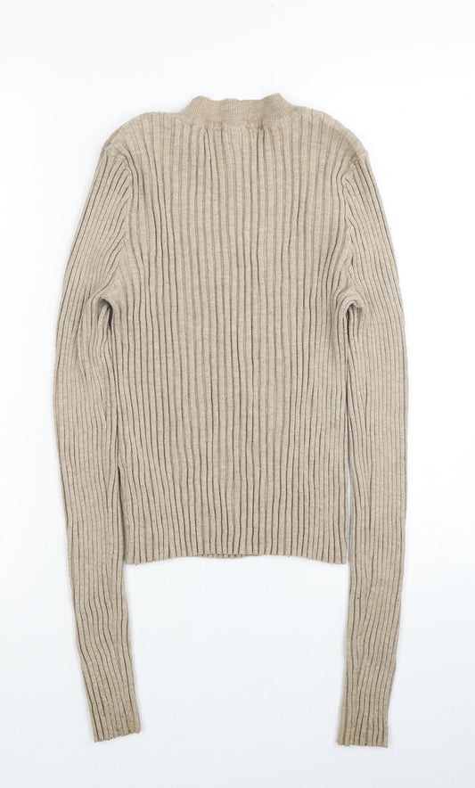 Womens UK Size 14 ASOS Beige Pullover Jumper