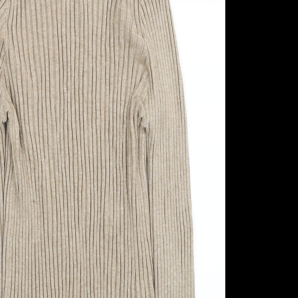 Womens UK Size 14 ASOS Beige Pullover Jumper