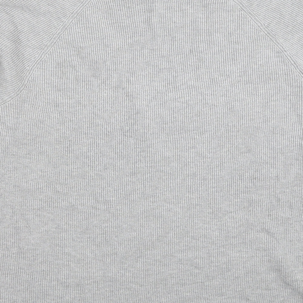 Womens UK Size XL Verve Ami Grey Cardigan Jumper