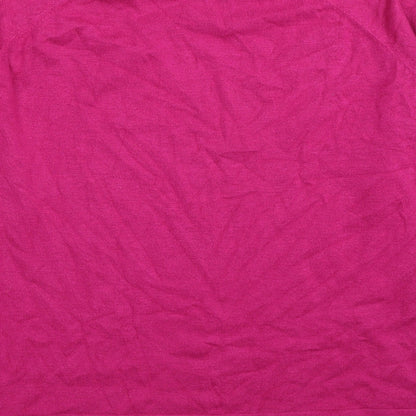 Womens UK Size 12 Preworn Pink Pullover Jumper