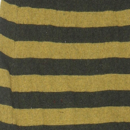 NEXT Womens Yellow Striped Polyester Straight & Pencil Skirt Size 6