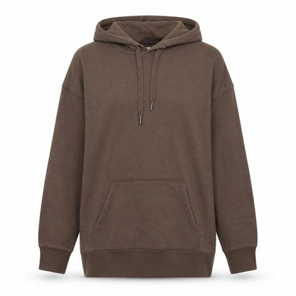 Primark Womens Brown Cotton Pullover Hoodie Size 2XS Pullover