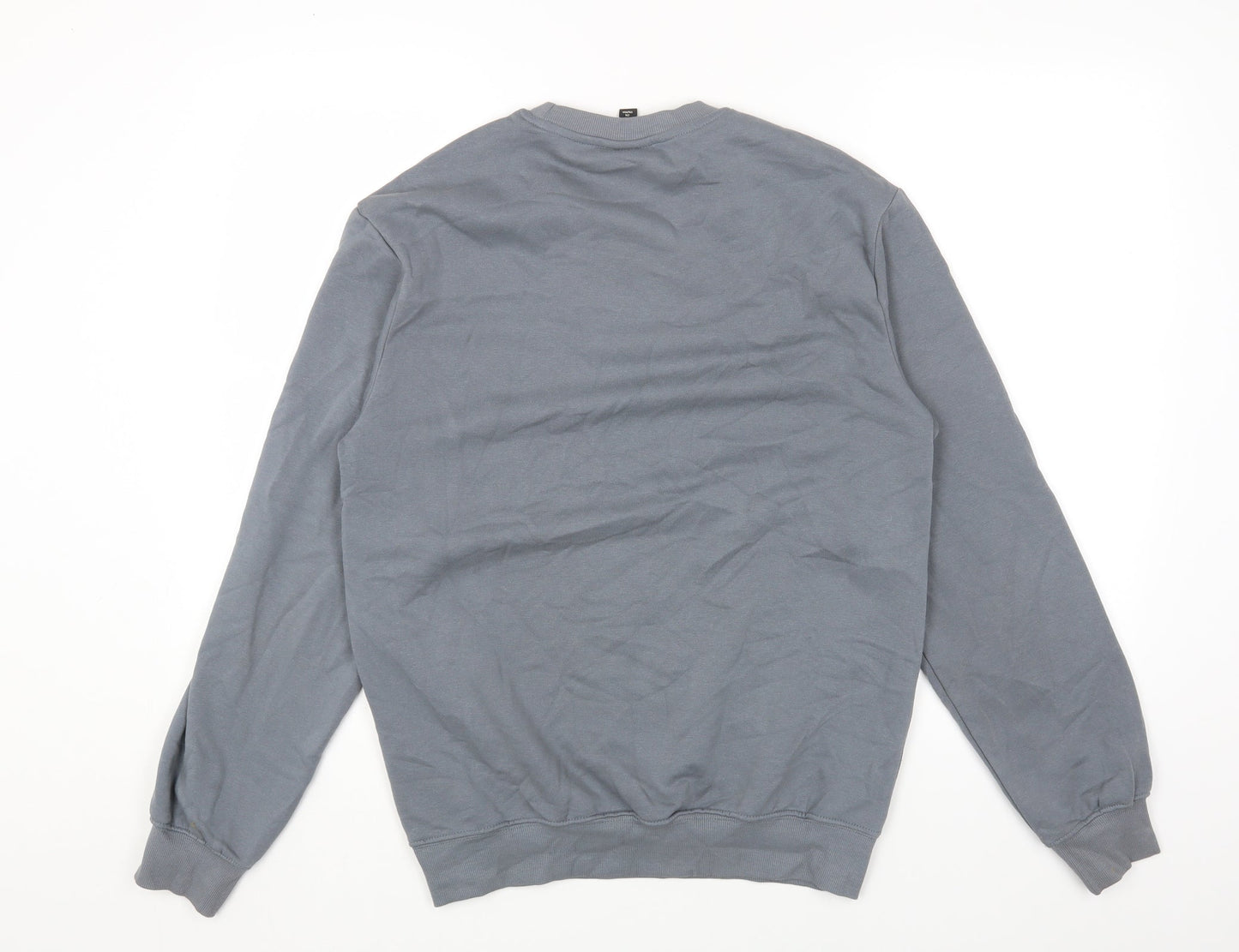 H&M Womens Blue Cotton Pullover Sweatshirt Size S Pullover