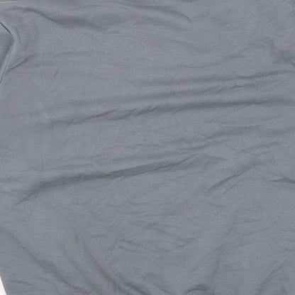 H&M Womens Blue Cotton Pullover Sweatshirt Size S Pullover