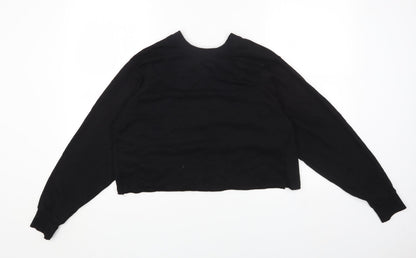 Womens UK Size 6 ASOS Black Pullover Sweatshirt